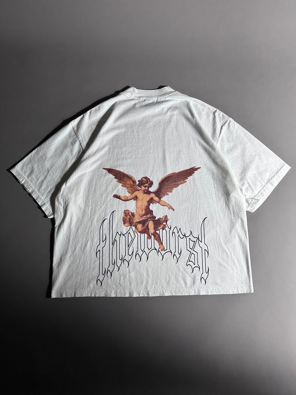 WILL RISE “OVERSIZED” DROP SHOULDER TEE IN WHITE