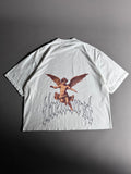 WILL RISE “OVERSIZED” DROP SHOULDER TEE IN WHITE
