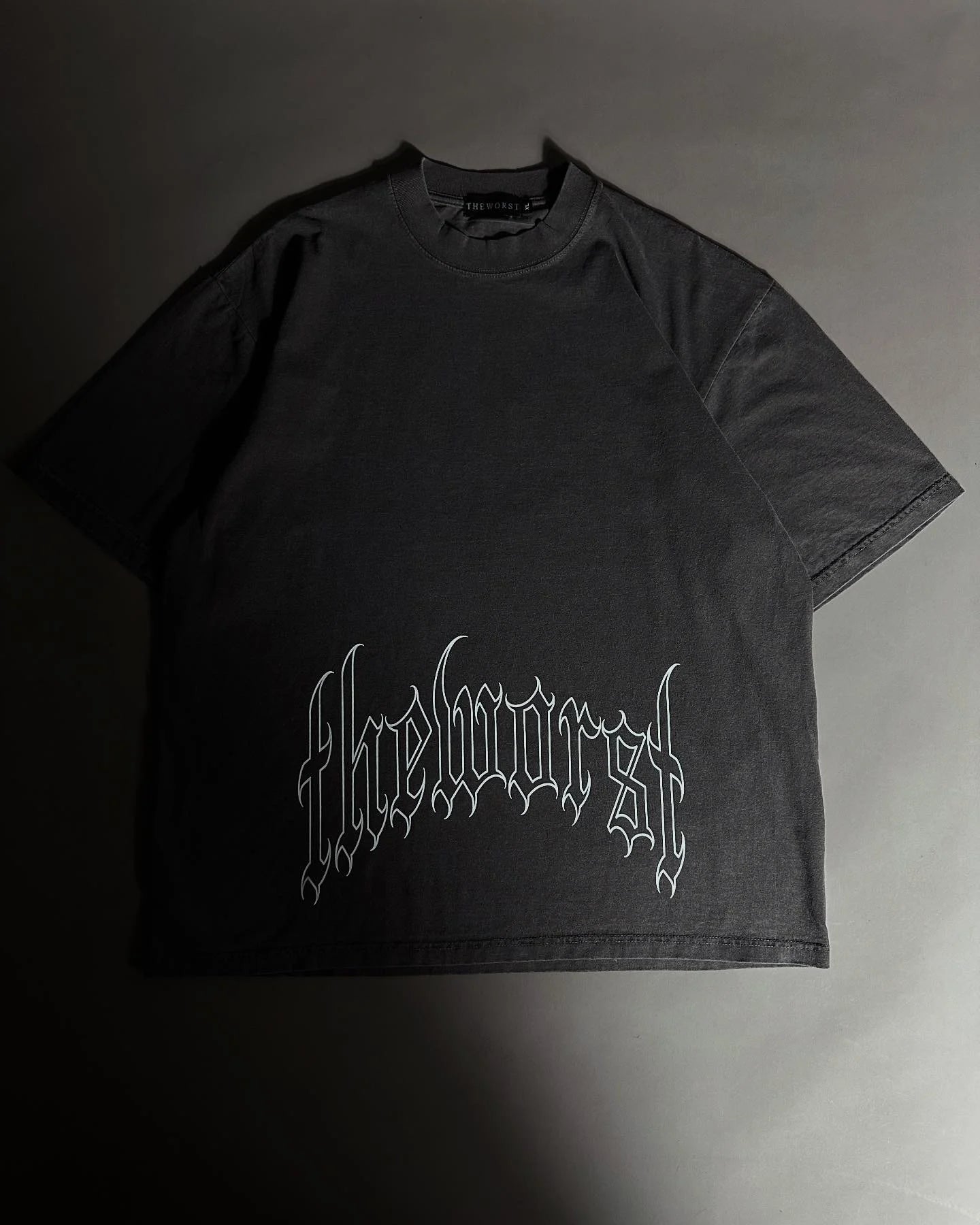RISE THROUGH CHAOS “OVERSIZED” TEE IN VINTAGE BLACK
