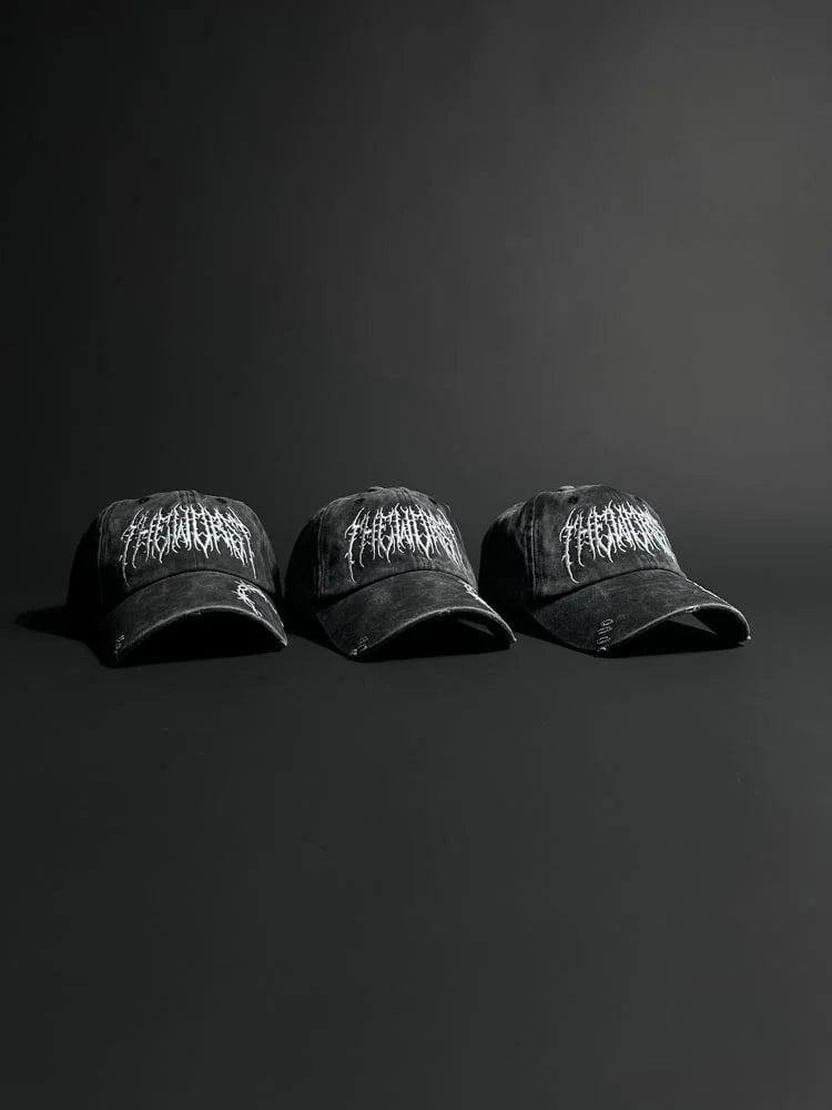 RISE THROUGH CHAOS VINTAGE BLACK DAD HAT