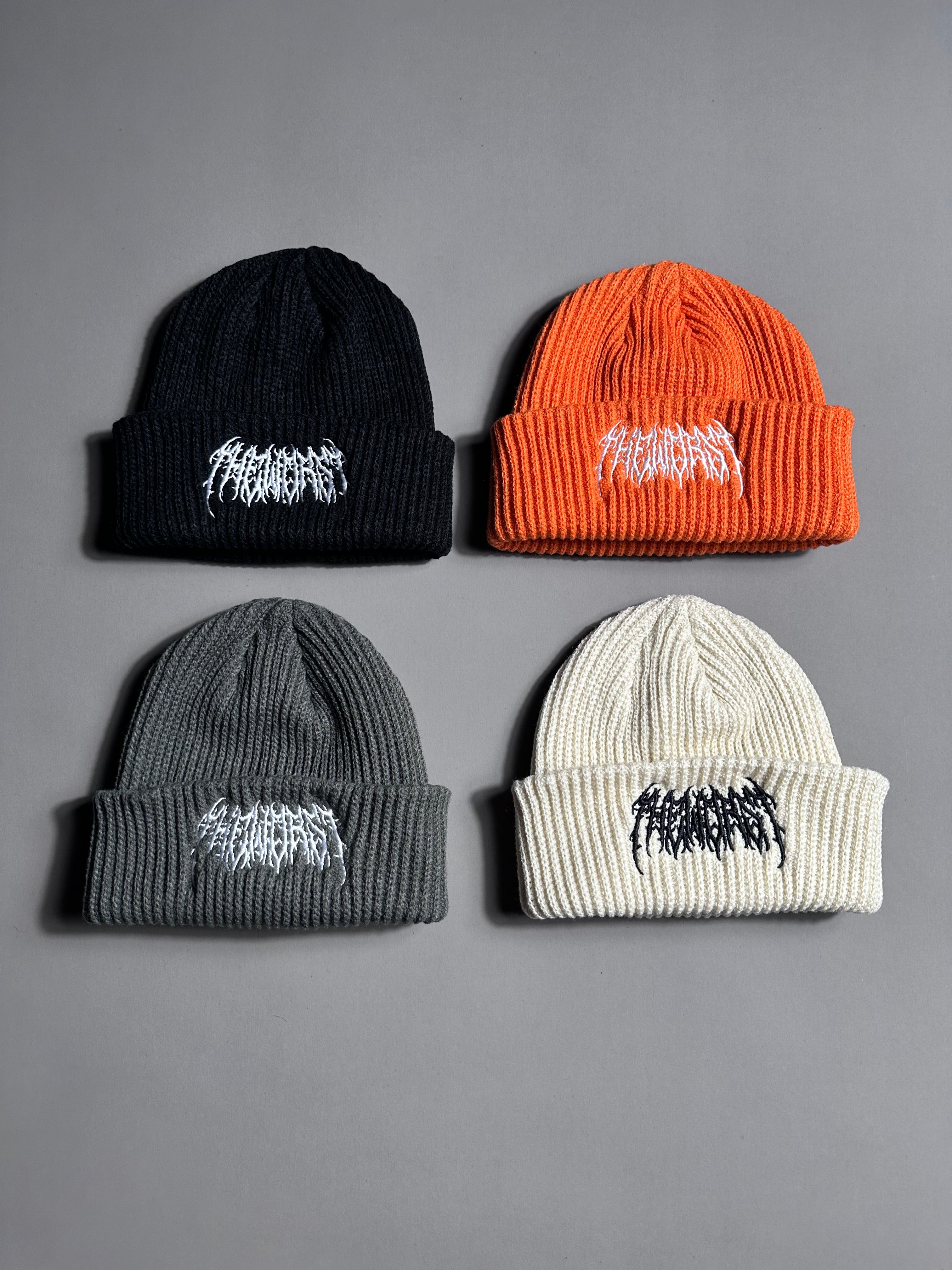 THE WORST GOTHIC FONT BEANIE
