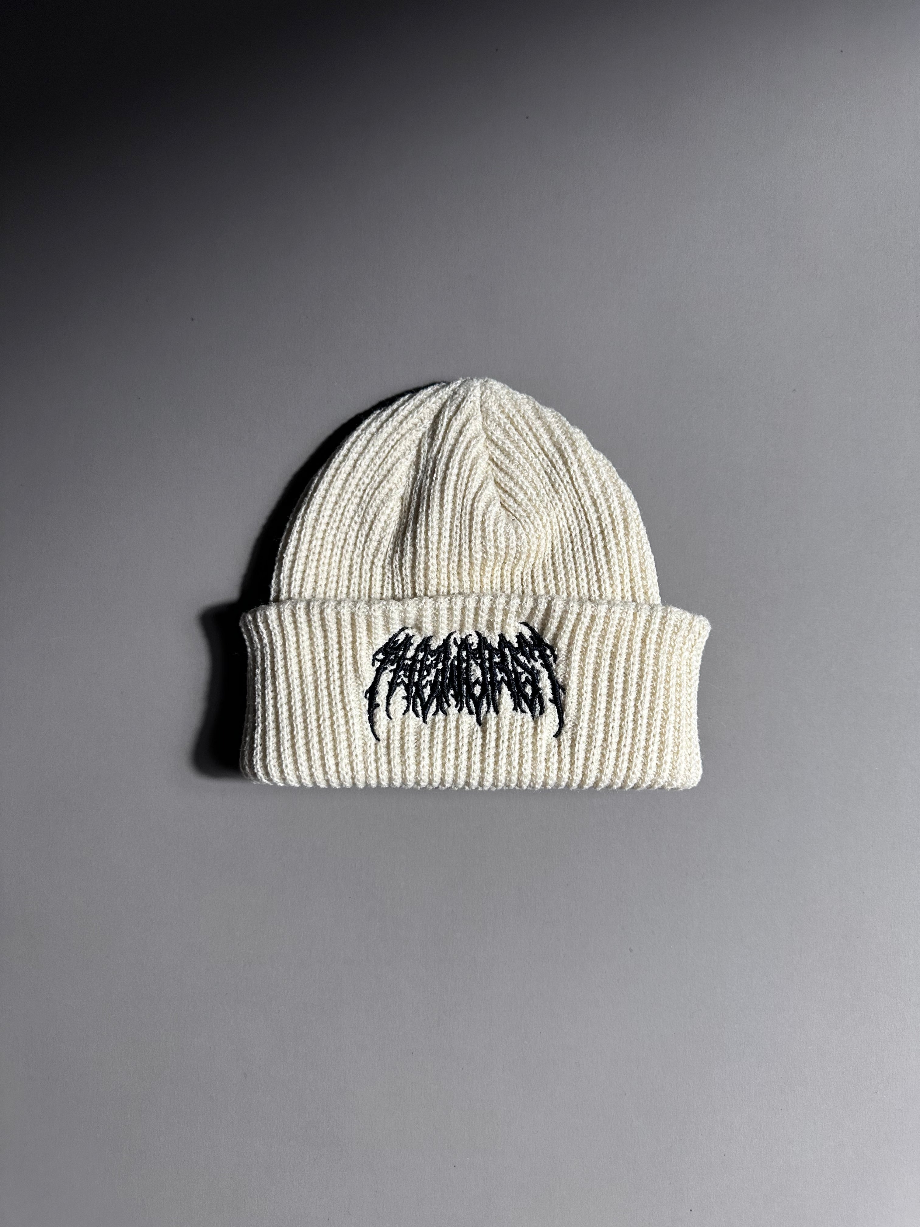 THE WORST GOTHIC FONT BEANIE