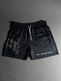 Rise Through Chaos Mesh Shorts in Black